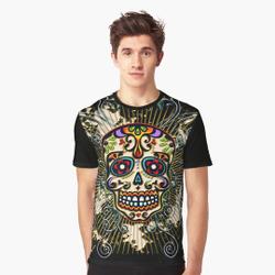 Mexican Skull 3D T-Shirt Meaningful Gift For Family Gift For Boyfriend Valentine Gift