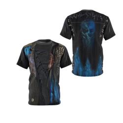 God Of Dead Cosplay Costume 3D Shirt, Halloween Costume For Family Group Meaningful Gift For Family Gift For Boyfriend Valentine Gift