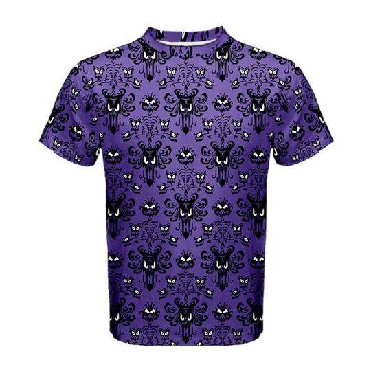 Gothic Estate 3D Print Shirt, 3D Halloween Movie T-Shirt Meaningful Gift For Family Gift For Boyfriend Valentine Gift