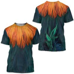 Funny Rooster Costume 3D Matching Shirt, Chicken Cosplay Shirt Meaningful Gift For Family Gift For Boyfriend Valentine Gift