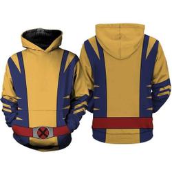 Enigmatic Beast-Themed 3D Hoodie, Cosplay Wolf Shirt