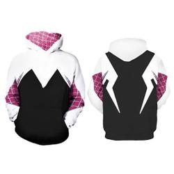 Pink Superhero 3D Full Over Print Shirt, Comic Book Halloween Cosplay Hoodie