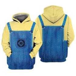 Halloween Love Banana Character Costume Cosplay 3D Hoodie