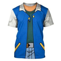 Cute Animated Character Costume Tshirt, Halloween Cosplay Tee Meaningful Gift For Family Gift For Boyfriend Valentine Gift