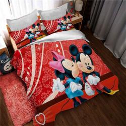 Personalized Mickey Mouse Duvet Covers Bedding Set Gift For Your Girlfriend Boyfriend Gift For Love Gift For Friend Best Valentine Present Holiday Gift