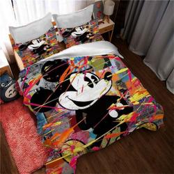 Personalized Mickey Mouse Duvet Covers Bedding Set Gift For Your Girlfriend Boyfriend Gift For Love Gift For Friend Best Valentine Present Holiday Gift