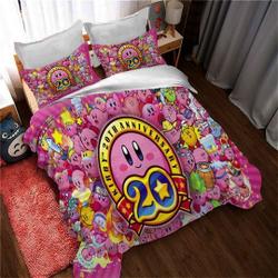 Personalized Kirby Duvet Covers Bedding Set Gift For Your Girlfriend Boyfriend Gift For Love Gift For Friend Best Valentine Present Holiday Gift