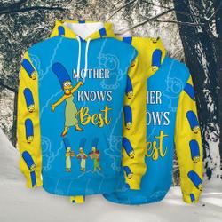 Hoodie Cartoon 3D Marge Simpson Character Movie 3D Hoodie
