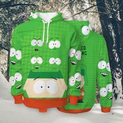 Hoodie Cartoon 3D Sweatshirt Kyle South Park Unisex Outfit Women Men Winter Spring Xmas Long Sleeve Printed Pullover Hooded Sweatshirt Shirt