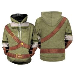 The Legend Of Zelda Link Full Over Print 3D Hoodie | The Legend Of Zelda Cosplay Shirt | Zelda Video Game Sweatshirt Hoodie