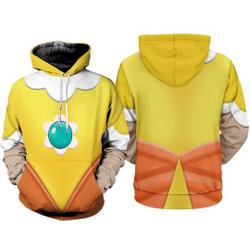 Princess Daisy Suit Full Over Print 3D Hoodie