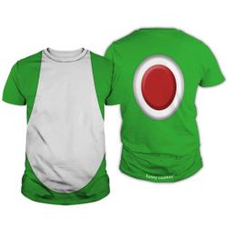 Mario Yoshi Full Over Print 3D T Shirt Meaningful Gift For Family Gift For Boyfriend Valentine Gift