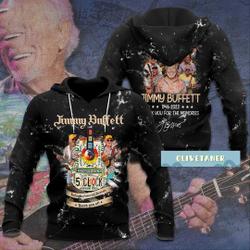 Jimmy Buffett Hoodie, Rip Jimmy Buffett 3D Hoodie, Jimmy Memorial 3D Hoodie