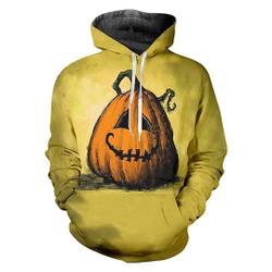 Yellow Pumpkin 3D Hoodie