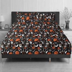 Halloween Duvet Cover Bed Set, Spooky Duvet Cover Set Gift For Your Girlfriend Boyfriend Gift For Love Gift For Friend Best Valentine Present Holiday Gift