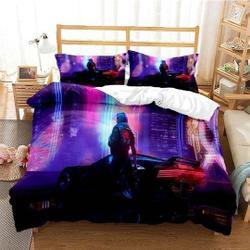 Cyberpunk 2077 duvet cover, Cyberpunk Bedding Set Gift For Your Girlfriend Boyfriend Gift For Love Gift For Friend Best Valentine Present Holiday Gift