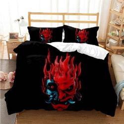 Cyberpunk 2077 duvet cover, Cyberpunk Bedding Set Gift For Your Girlfriend Boyfriend Gift For Love Gift For Friend Best Valentine Present Holiday Gift