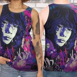 Harajuku 80s Punk Unisex Tank Top, Grunge Visual Kei Meaningful Gift For Family Gift For Boyfriend Valentine Gift