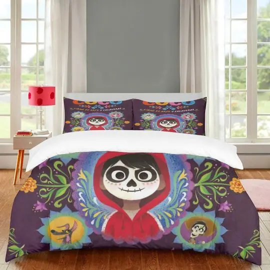 Disney COCO Beddings Set Gift For Your Girlfriend Boyfriend Gift For Love Gift For Friend Best Valentine Present Holiday Gift