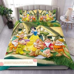 Snow White Bedding Set, Disney Snow White Duvet Set, Funny Snow WhiteGift For Your Girlfriend Boyfriend Gift For Love Gift For Friend Best Valentine Present Holiday Gift