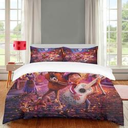 Disney COCO 3 Pcs Beddings Set Gift For Your Girlfriend Boyfriend Gift For Love Gift For Friend Best Valentine Present Holiday Gift