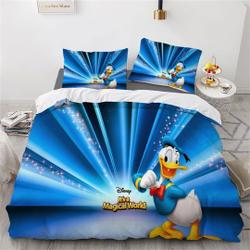 Donald Duck Printing Three Piece Bedding Set Gift For Your Girlfriend Boyfriend Gift For Love Gift For Friend Best Valentine Present Holiday Gift