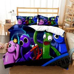 Rainbow Friends Bedding Set - Duvet Cover, Rainbow FriendsGift For Your Girlfriend Boyfriend Gift For Love Gift For Friend Best Valentine Present Holiday Gift