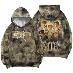 Enhypen Kpop 3D Hoodie, World Tour Fate 2023 3D Hoodie