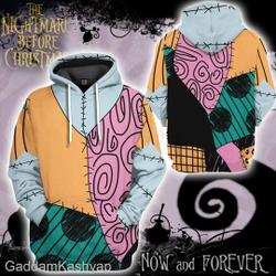 Sally The Nightmare Before Christmas Shirt, Jack Sally Cosplay Hoodie