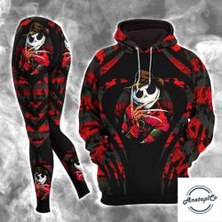 Halloween Jack Skellington Hoodie, Jack Skellington Hoodie, Nightmare Before Christmas