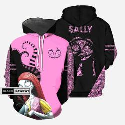 Halloween Sally Hoodie, Sally Zip Hoodie, Sally Movie Hoodie, Nightmare Before Christmas