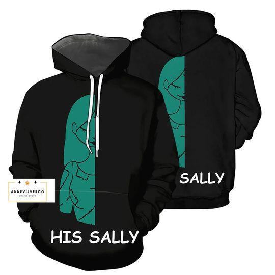 Halloween Couple Hoodies, Halloween Hoodies, Jack And Sally Hoodies