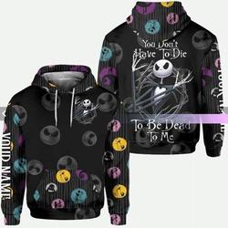 Halloween Jack Skellington Sally Hoodie, Personalized Skellington Shirt
