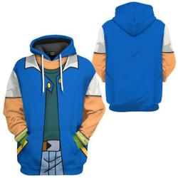 Cute Animated Character Costume Tshirt, Halloween Cosplay Hoodie, 3D Hoodie