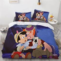 Disney Pinocchio Printing Three Piece Bedding Set Gift For Your Girlfriend Boyfriend Gift For Love Gift For Friend Best Valentine Present Holiday Gift