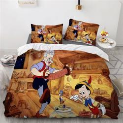 Disney Pinocchio Printing Three Piece Bedding Set Gift For Your Girlfriend Boyfriend Gift For Love Gift For Friend Best Valentine Present Holiday Gift