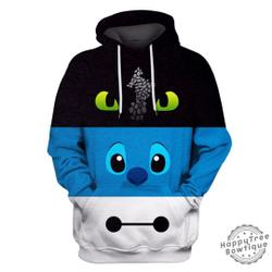 Too.thlessStit.chandBay.max Cosplay 3D Hoodie