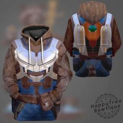 Custom Roc.ketRac.oon Cosplay 3D Hoodie