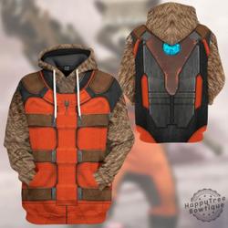 Gu.ardia.nsofth.eGalax.yRoc.ketRac.coon Cosplay 3D Hoodie
