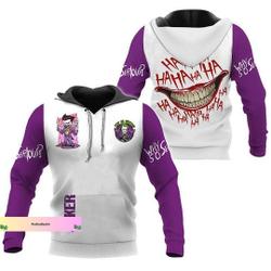 Halloween Joker Hoodies, Joker Why So Serious Unisex Hoodies, HaHaHa