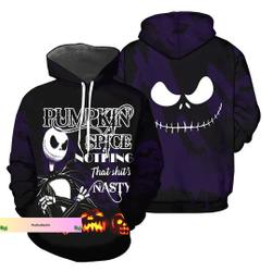 Halloween Jack Skellington Sweatshirt, Skellington Pumpkin Hoodies