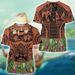Tattoo Native Dad 3D All Over Print Shirt, Native Men Halloween Costume Meaningful Gift For Family Gift For Boyfriend Valentine Gift