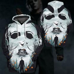 Michael Myers 3D Full Over Print Hoodie