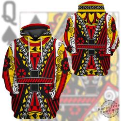 Que.enofSpa.desPal.las Custom Cosplay 3D Hoodie - Rule the Game