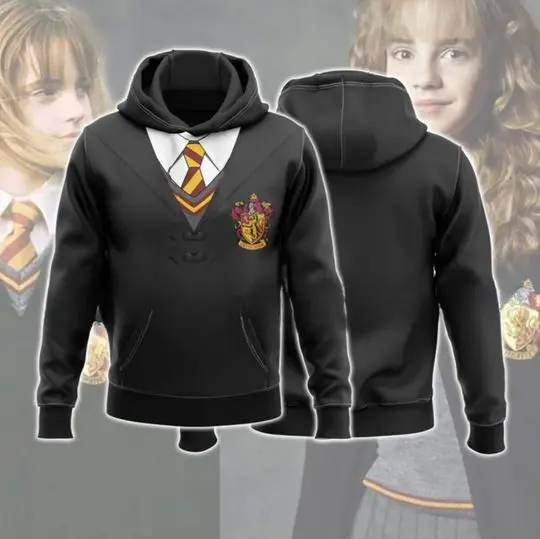 Hogwarts Student Costume Halloween 3D Hoodie, Muggle Born Witch 3D Hoodie