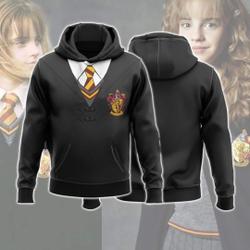 Hogwarts Student Costume Halloween 3D Hoodie, Muggle Born Witch 3D Hoodie
