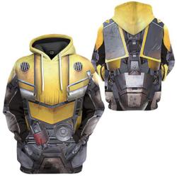 Giant Robot Cosplay Costume 3D Hoodie Movie Character Halloween Costume 3D Hoodie