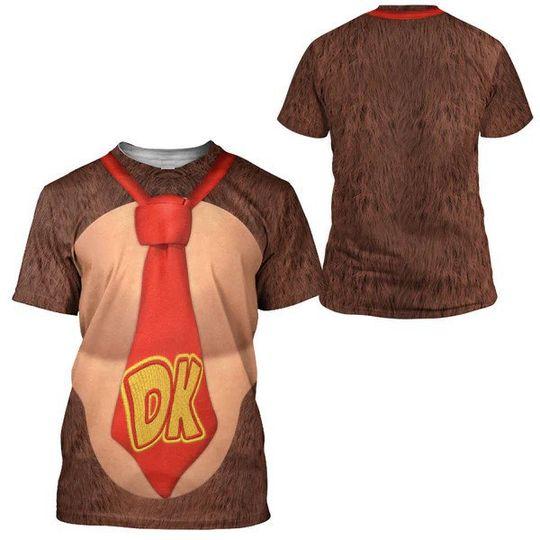 3D Video Game Halloween Costume Shirt, Halloween Costume Meaningful Gift For Family Gift For Boyfriend Valentine Gift