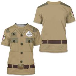 Jungle Skipper Suit Cosplay Costume 3D Shirt Meaningful Gift For Family Gift For Boyfriend Valentine Gift