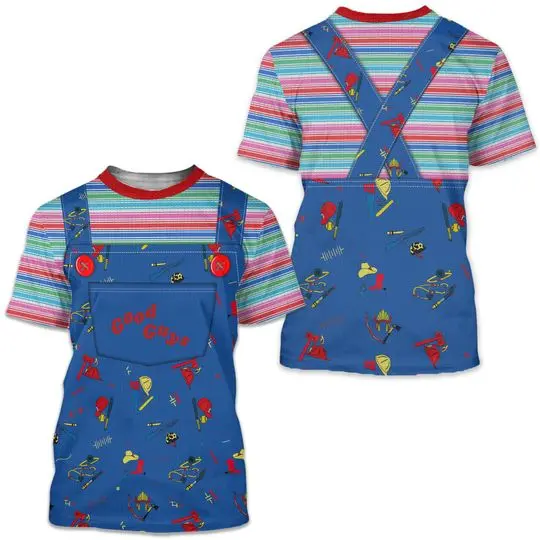 Child Horror Character 3D Costume Shirt Meaningful Gift For Family Gift For Boyfriend Valentine Gift